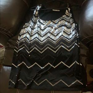 Sequin Tank Top